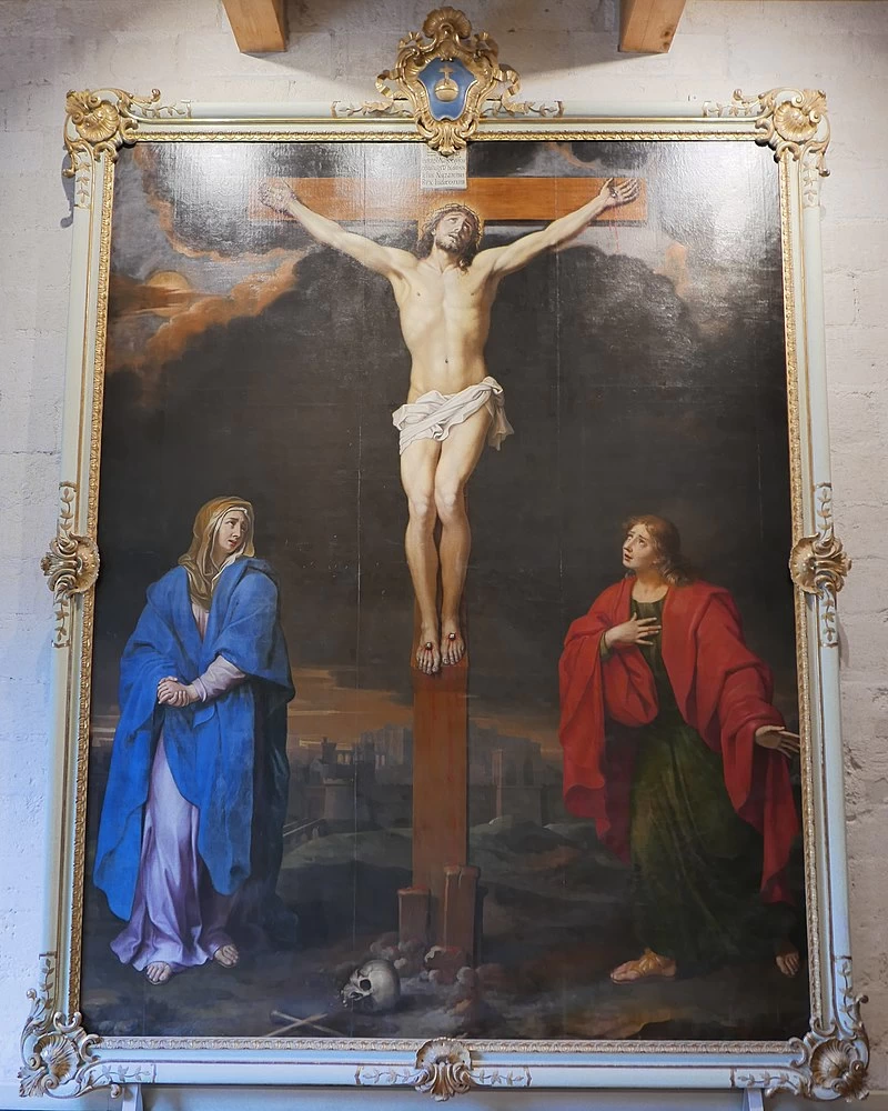 Crocifissione con Maria e Giovanni - Musée Pierre de Luxembourg